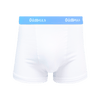 White & Blue - Mens Cotton Boxer Shorts