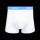 White & Blue - Mens Cotton Boxer Shorts