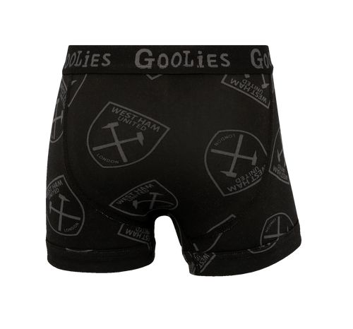 West Ham United Black - Kids Boxer Shorts