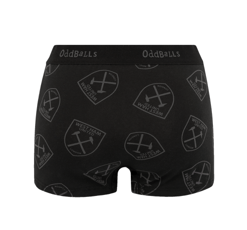 West Ham United Black - Ladies Boxers