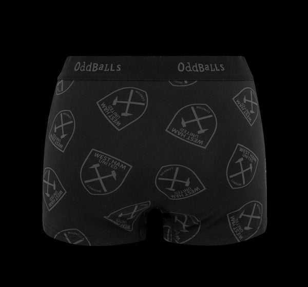 West Ham United Black - Ladies Boxers