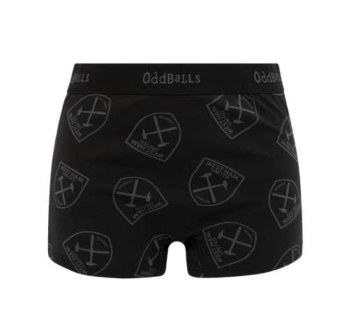 West Ham United Black - Ladies Boxers