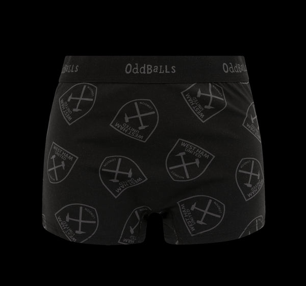 West Ham United Black - Ladies Boxers