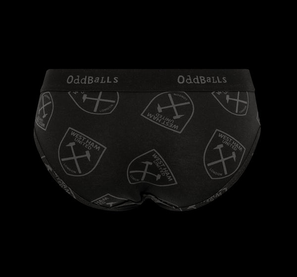 West Ham United Black - Ladies Briefs