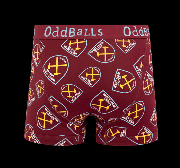 West Ham United Claret - Mens Boxer Shorts