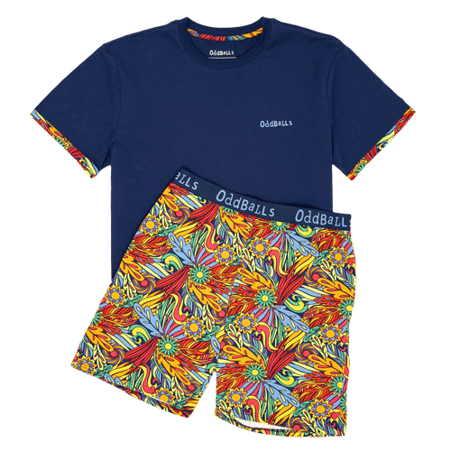 Wilderness - Men's Short Pyjamas Set (T-Shirt & Shorts)