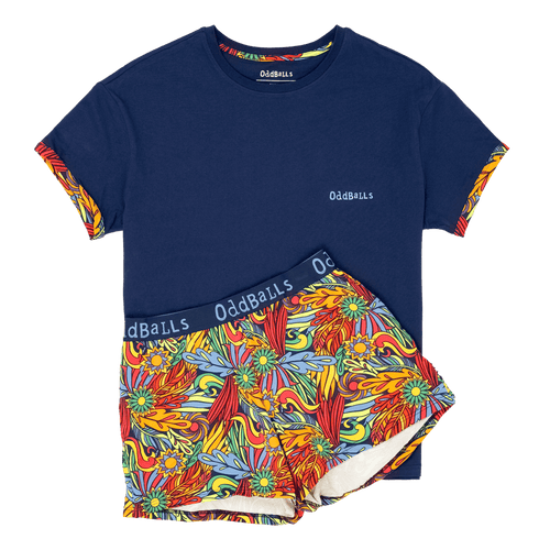 Wilderness - Women's Short Pyjamas Set (T-Shirt & Shorts)