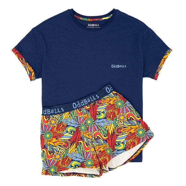 Wilderness - Women's Short Pyjamas Set (T-Shirt & Shorts)