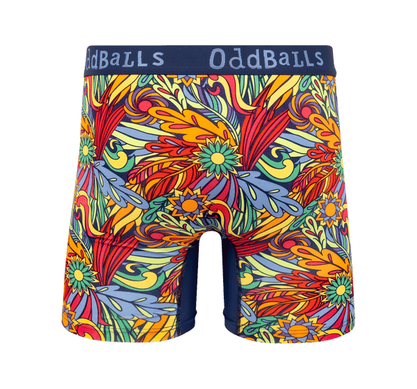 Wilderness Bundle - Mens Bamboo Boxer Shorts 2 Pack & Matching Socks