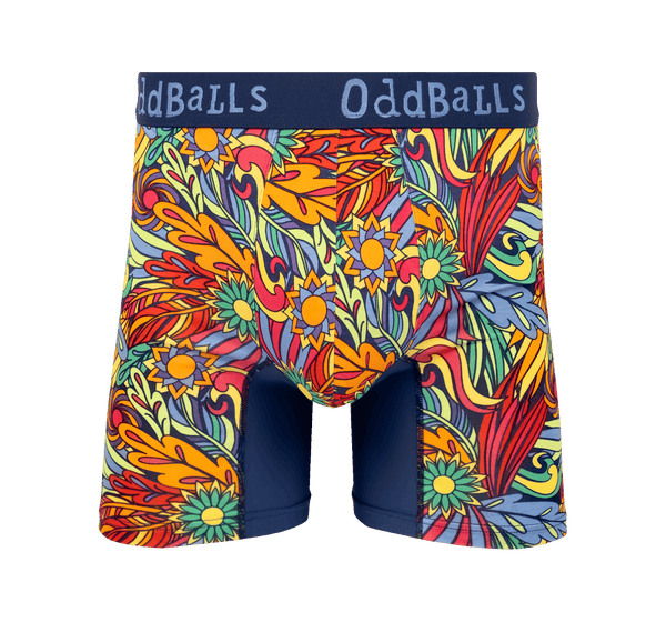Wilderness Bundle - Mens Bamboo Boxer Shorts 2 Pack & Matching Socks