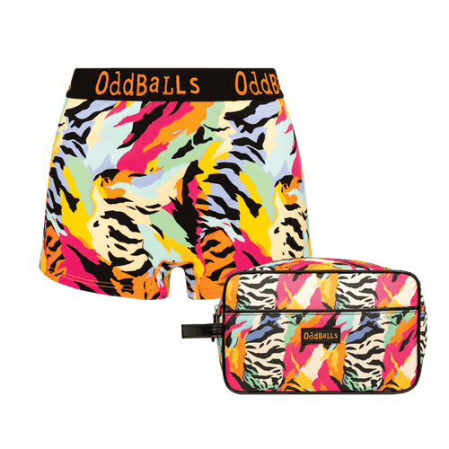Wild Thing Bundle - Ladies Boxer Shorts & Matching Wash Bag