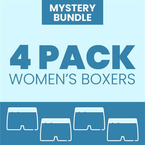 Ladies Boxer Shorts Bundle - 4 Pack Mystery Box