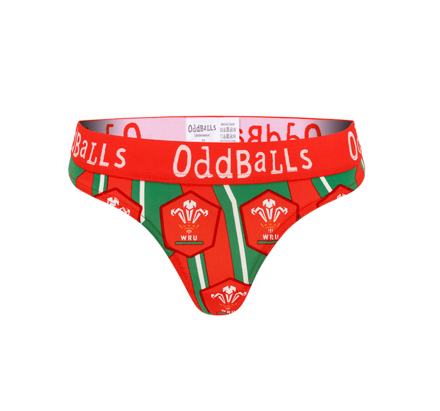 Welsh Rugby Union Alternate - Ladies Thong