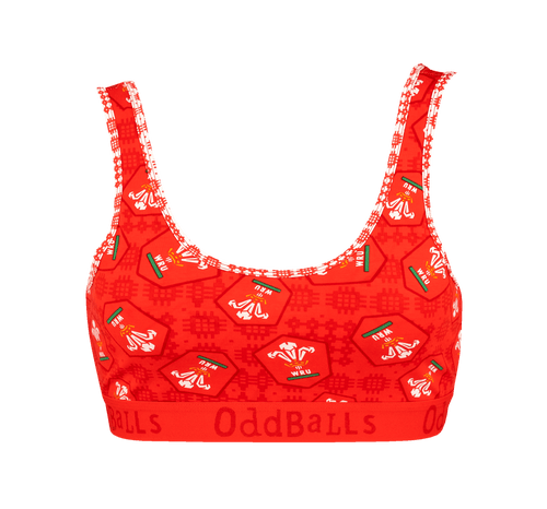 Welsh Rugby Union Home 25 - Ladies Bralette