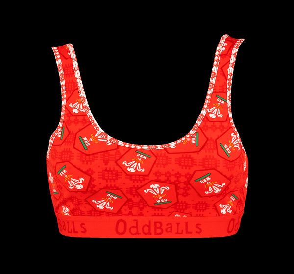 Welsh Rugby Union Home 25 - Ladies Bralette