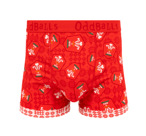 Welsh Rugby Union Home 25 - Mens Boxer Shorts