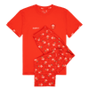Welsh Rugby Union Home 25 - Men's Long Pyjamas Set (T-Shirt & Trousers)