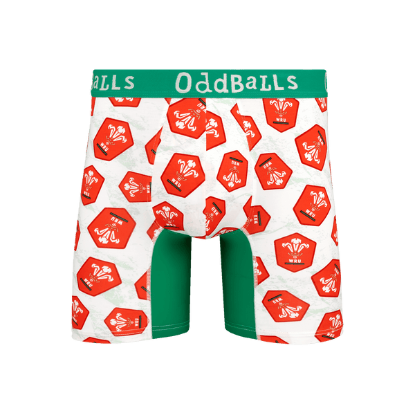 Welsh Rugby Union Away 26 - Mens Bamboo Boxer Shorts