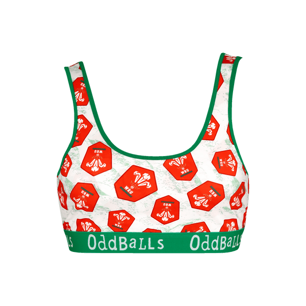 Welsh Rugby Union Away 26 - Ladies Bralette