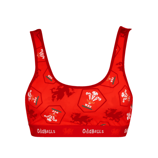 Welsh Rugby Union Home 26 - Ladies Bralette