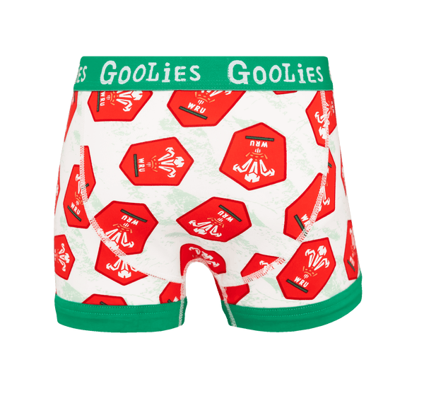 Welsh Rugby Union Away 26 - Kids Boxer Shorts