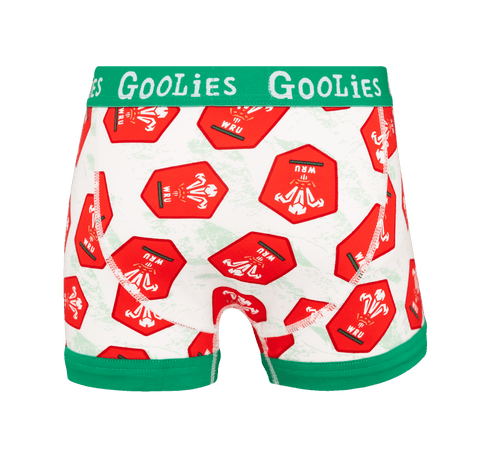 Welsh Rugby Union Away 26 - Kids Boxer Shorts