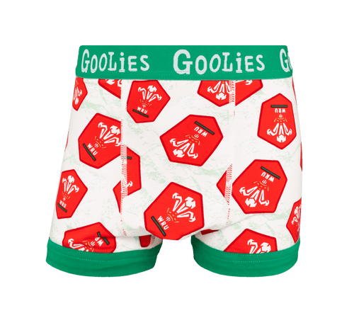 Welsh Rugby Union Away 26 - Kids Boxer Shorts