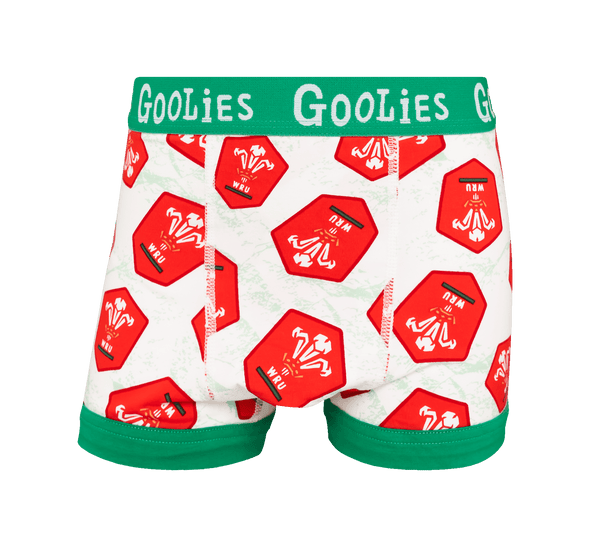 Welsh Rugby Union Away 26 - Kids Boxer Shorts