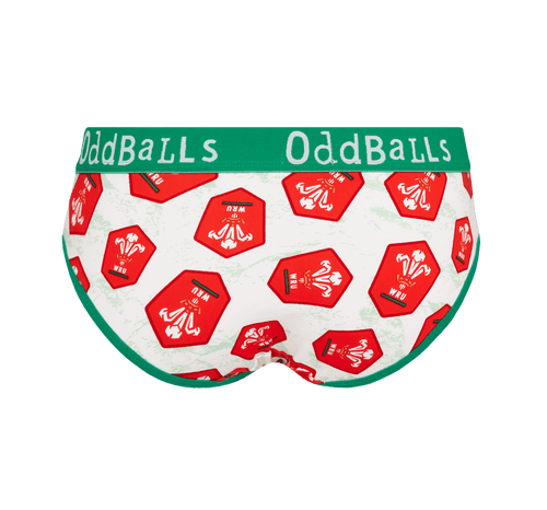 Welsh Rugby Union Away 26 - Ladies Briefs