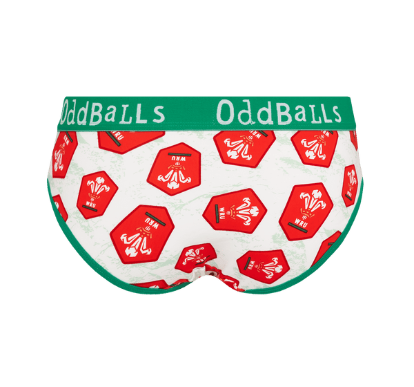 Welsh Rugby Union Away 26 - Ladies Briefs