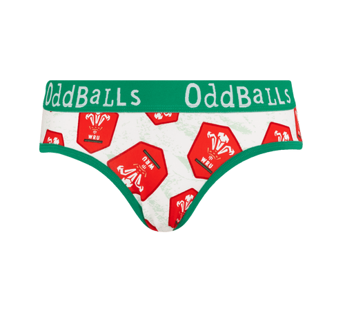 Welsh Rugby Union Away 26 - Ladies Briefs