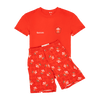 Welsh Rugby Union Home 25 - Kids Short Pyjamas Set (T-Shirt & Shorts)