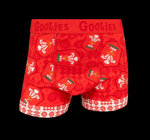 Welsh Rugby Union 25 Bundle - Kids Boxer Shorts 2 Pack Bundle