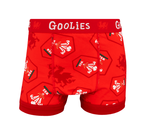 Welsh Rugby Union Home 26 - Kids Boxer Shorts