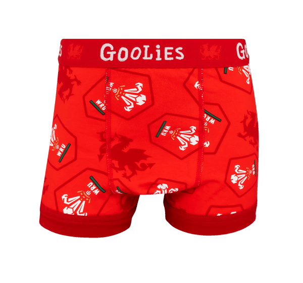 Welsh Rugby Union Home 26 - Kids Boxer Shorts