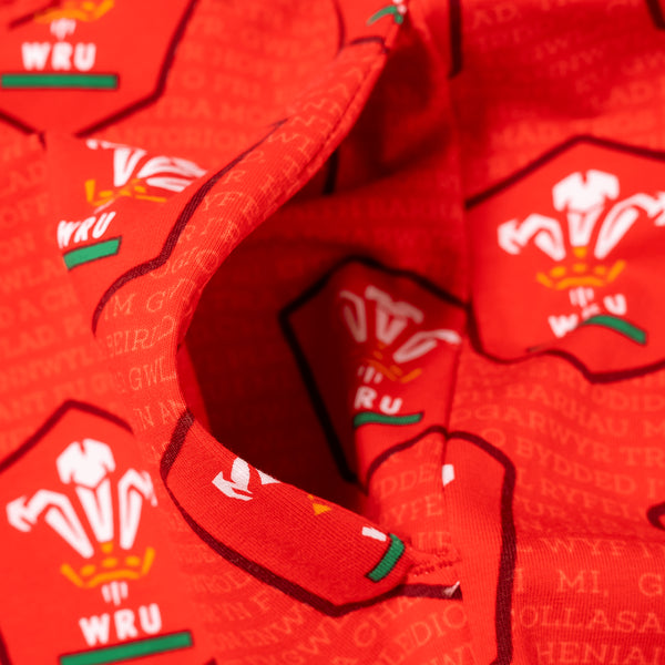 Mens Pyjamas - Welsh Rugby Union - Shorts & T-Shirt