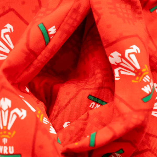 Welsh Rugby Union Home 25 - Kids Short Pyjamas Set (T-Shirt & Shorts)