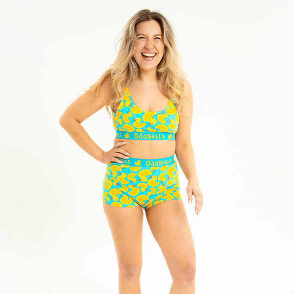 What The Duck Bundle - Womens Bralette & Boxers Matching Set