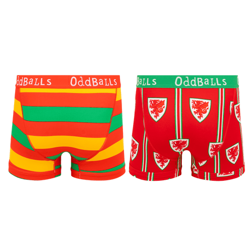 FA Wales Bundle - Mens Boxer Shorts 2 Pack