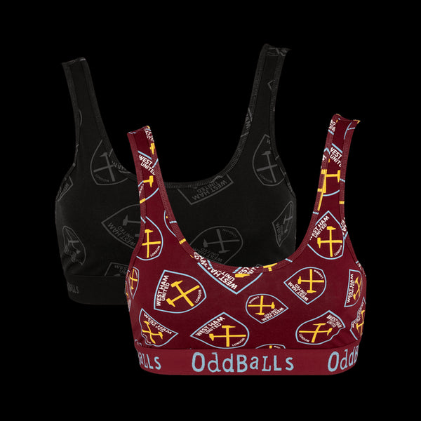 West Ham United Bundle - Ladies Bralette 2 Pack Bundle