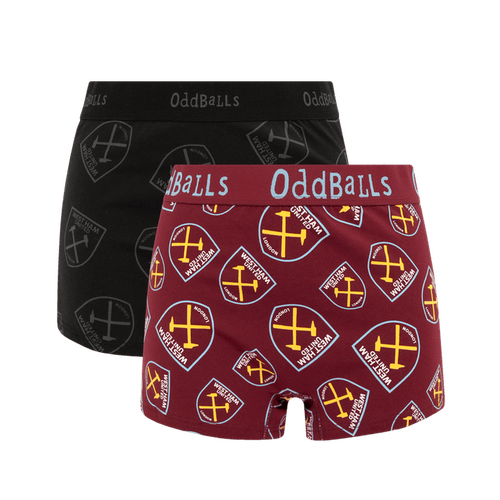 West Ham United Bundle - Ladies Boxer Shorts 2 Pack