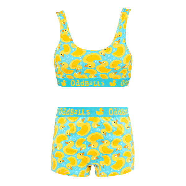 What The Duck Bundle - Womens Bralette & Boxers Matching Set