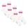 White Stripe Bundle - 3 Pack Quarter Socks Bundle