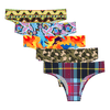Wild Bloom Bundle - Ladies Seamless Brazilian Briefs 5 Pack Bundle