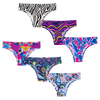 Wild Bundle - Ladies Seamless Brazilian Briefs 6 Pack Bundle