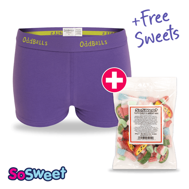 Sugar Plums X SoSweet - Ladies Boxer Shorts & SoSweet Bundle