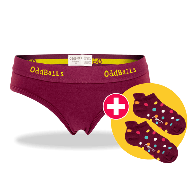 CLASSIC Subscription - Ladies Briefs & Free Socks - Monthly Subscription