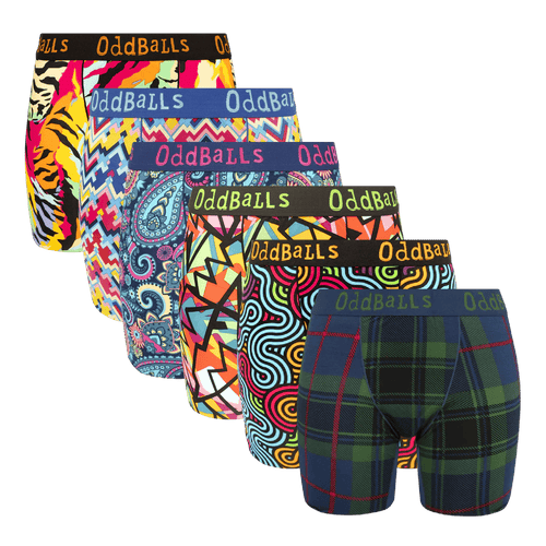 Best of 2025 Bundle - Ladies Bamboo Boxer Shorts 6 Pack