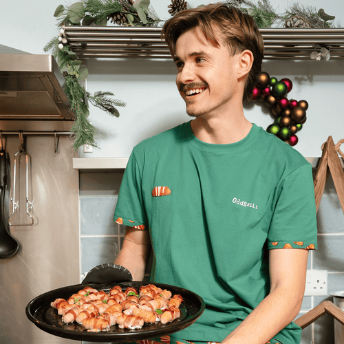 Pigs in Blankets - Men's Long Pyjamas Set (T-Shirt & Trousers)