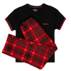 Christmas Tartan - Women's Long Pyjamas Set (T-Shirt & Trousers)
